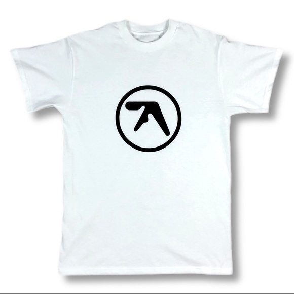 Aphex twin logo T-shirt in white - Picture 1 of 2
